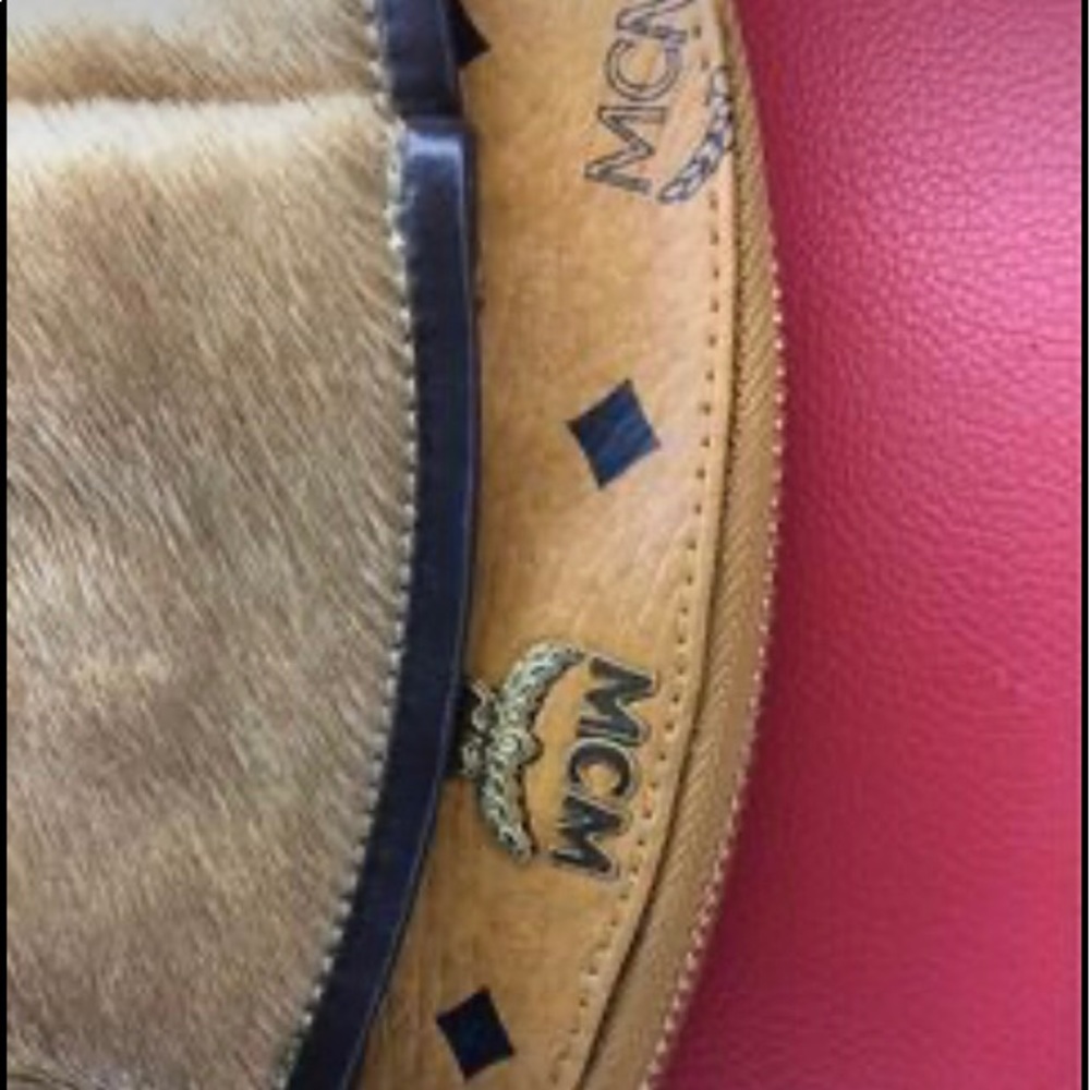 MCM vintage pony hair clutch bag. From the 80’s